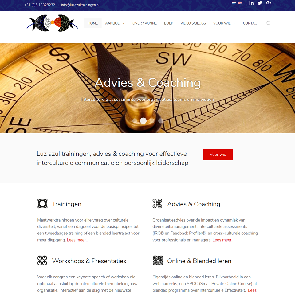 Project: Luz Azul Trainingen, advies & coaching
