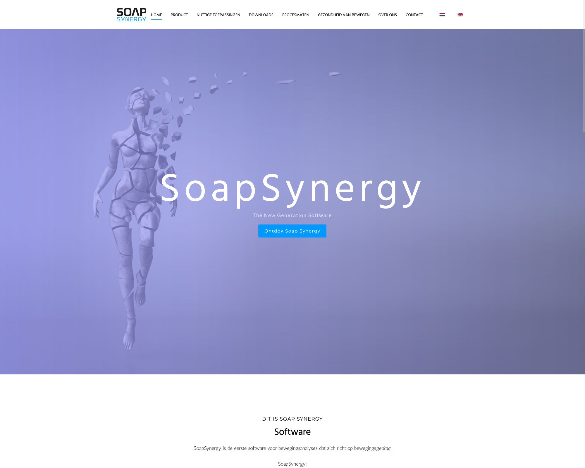 Meertalige website voor SoapSynergy